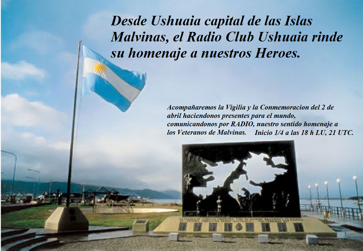 HOMENAJE A LOS HEROES DE MALVINAS RCU LU8XW